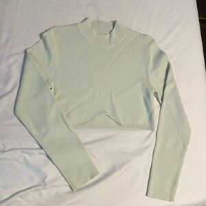Zara long sleeve crop